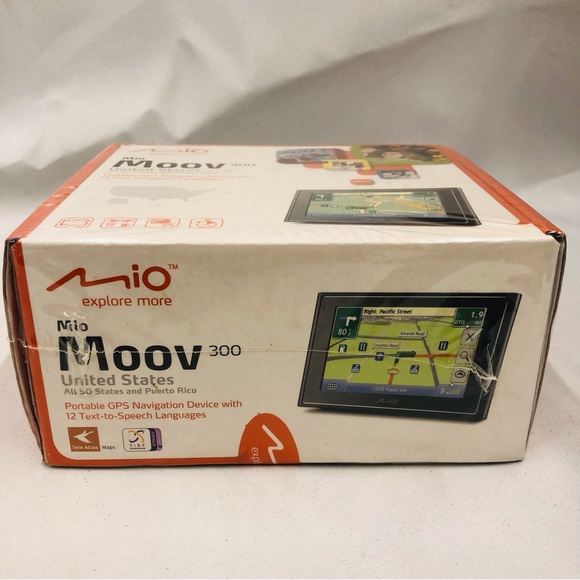 NIB Mio Moov GPS Portable Navigation Device - Picture 7 of 16